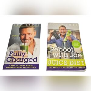 Reboot With Joe Cross Juice Diet & Fully Charged Losing Weight SC Books Signed